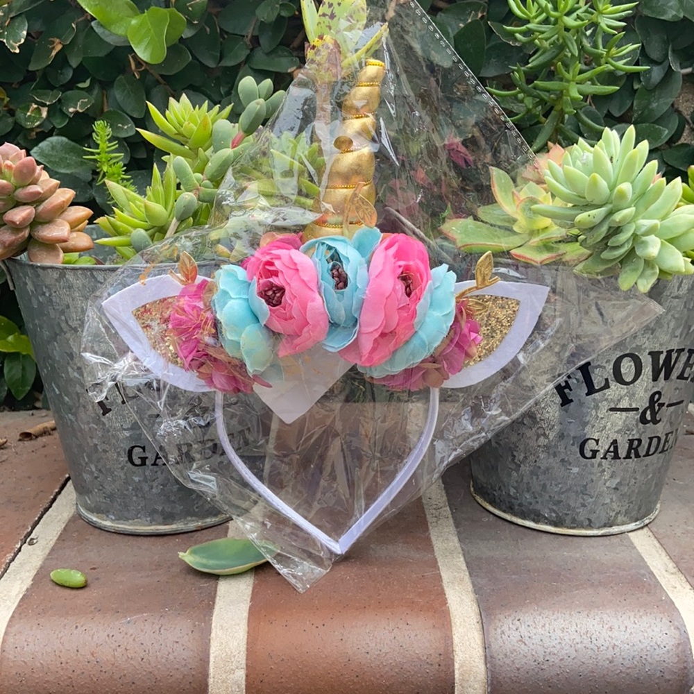 New unicorn head band